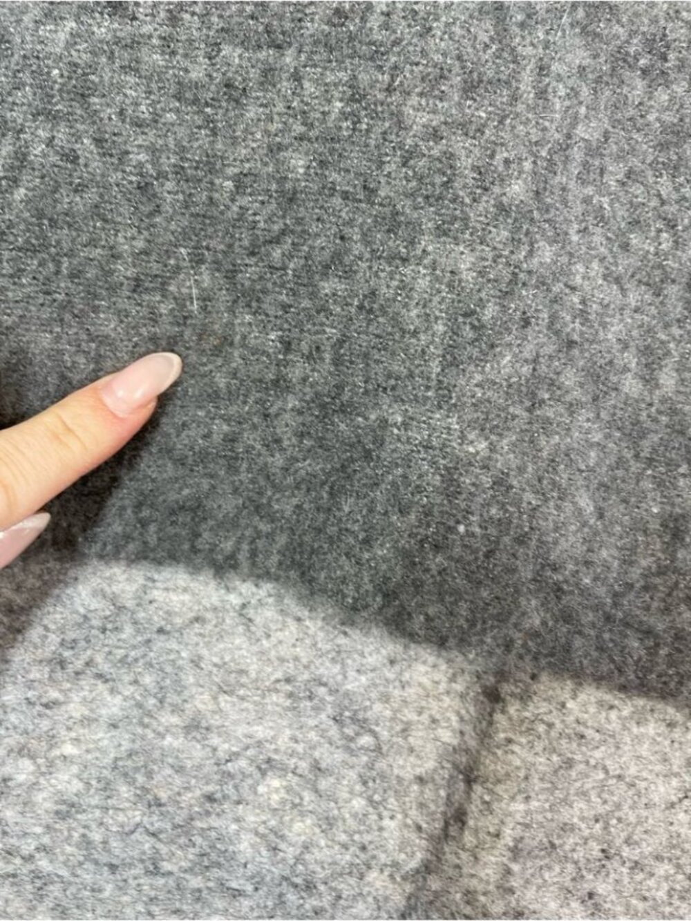 The Fisher Project Cashmere Grey Knit Sweater Minimalist Quiet Luxury Cozy Chic - Picture 9 of 14